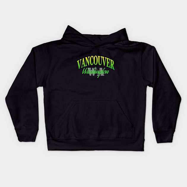 City Pride: Vancouver, Washington Kids Hoodie by Naves